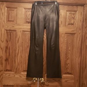 Brown Leather Pants